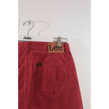 Lee Mini jupe en coton Rouge