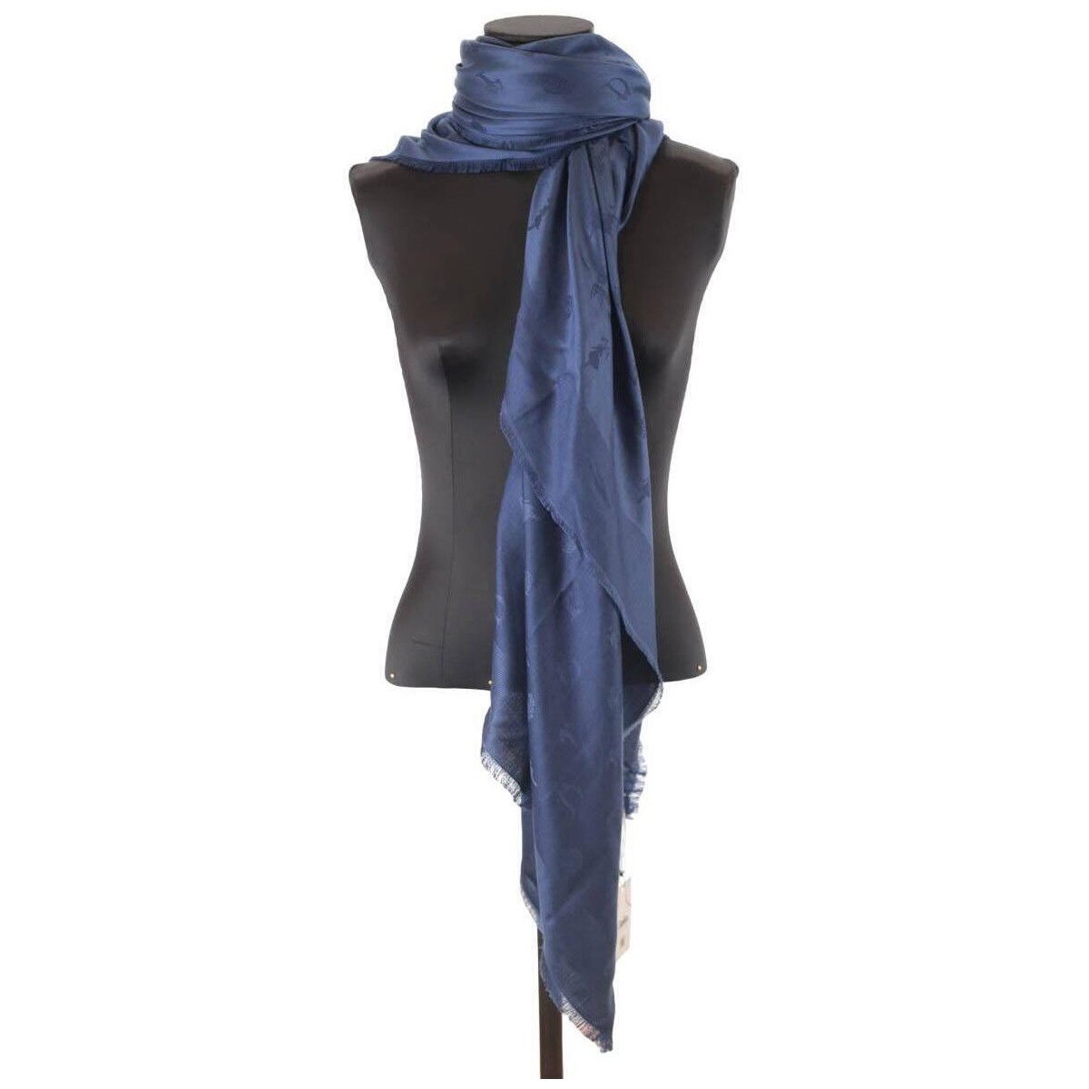 Accessoires textile Femme Echarpes / Etoles / Foulards Dior Écharpe en soie Bleu
