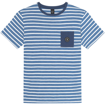 Vêtements Homme T-shirts & Polos Le Temps des Cerises T-shirt coton col rond Bleu