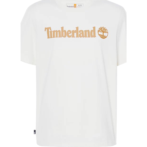Vêtements Homme T-shirts & Polos Timberland Tee-shirt coton col rond Beige