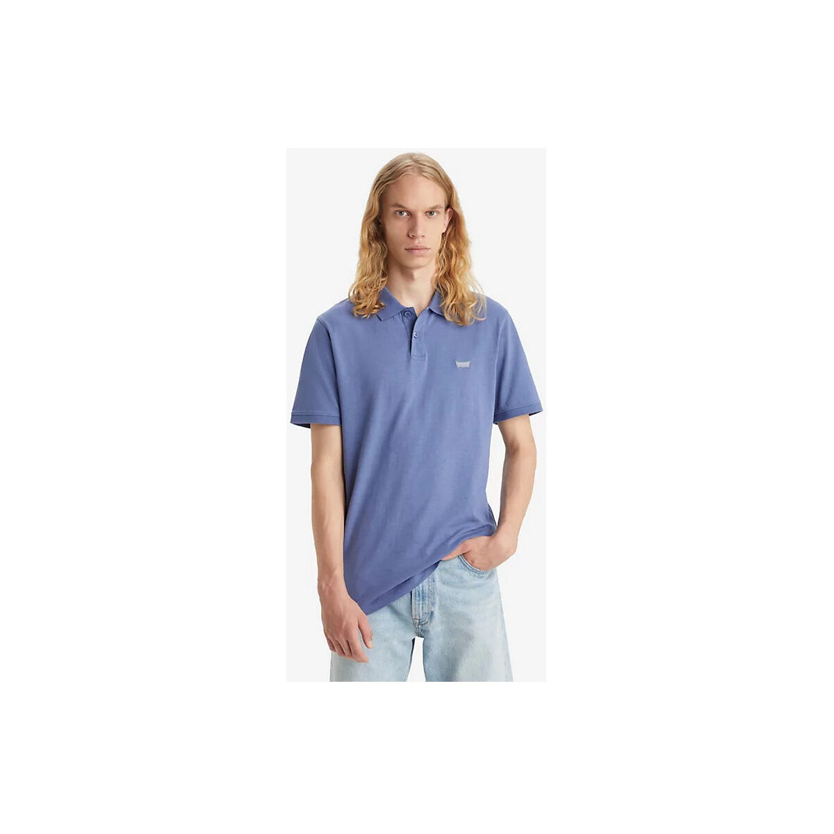 Vêtements Homme Polos manches courtes Levi's LEVIS - SLIM HOUSEMARK POLO COASTAL FJORD Bleu