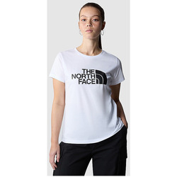 Vêtements Femme T-shirts manches courtes The North Face - W S/S EASY TEE Blanc