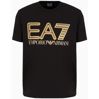 Vêtements Homme T-shirts manches courtes Emporio Armani EA7 3DPT37 PJMUZ Noir