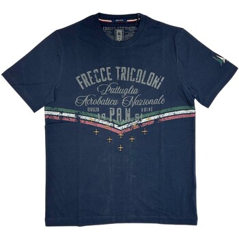 Vêtements Homme T-shirts manches courtes Aeronautica Militare 241TS2216J641 T-Shirt/Polo homme Bleu