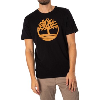Vêtements Homme T-shirts manches courtes Timberland T-shirt avec logo d'arbre Noir