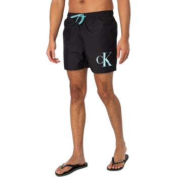 Vêtements Homme Maillots / Shorts de bain Calvin Klein Jeans Short de bain à  cordon de serrage moyen Noir