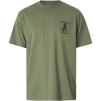 Vêtements Homme T-shirt Moins De Problèmes Carhartt T-shirt Icônes Vert