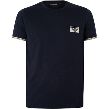 Vêtements Homme Pyjamas / Chemises de nuit Emporio Armani T-shirt à logo Lounge Box Bleu