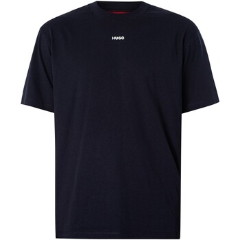 Vêtements Homme T-shirts manches courtes BOSS T-shirt à logo Dapolino Bleu