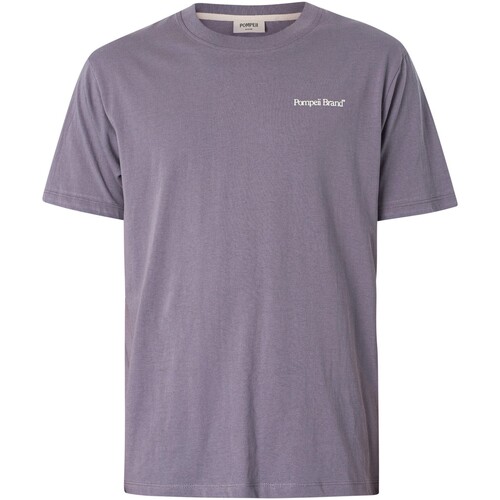 Vêtements Homme T-shirts manches courtes Pompeii Burgers au lit T-shirt graphique Gris