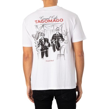 Pompeii Café Tagomago T-shirt graphique Blanc