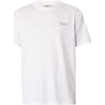 Pompeii Petite conversation T-shirt graphique Blanc