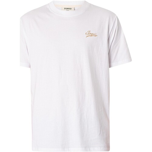 Vêtements Homme T-shirts manches courtes Pompeii Petite conversation T-shirt graphique Blanc