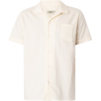 chemise pompeii  chemise texturée à manches courtes 