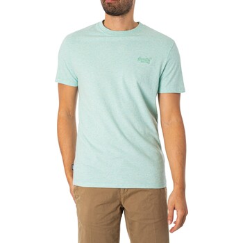 Vêtements Homme T-shirts manches courtes Superdry T-shirt EMB à logo vintage Vert