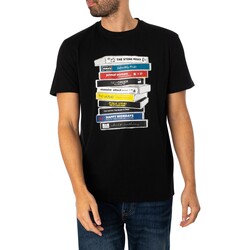 Vêtements Homme T-shirts manches courtes Weekend Offender Cassettes T-shirt graphique Noir
