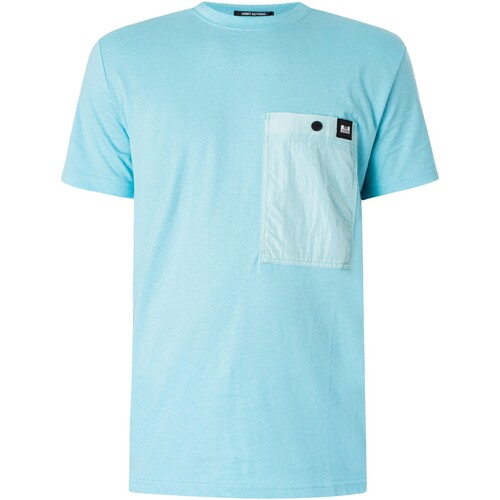 Vêtements Homme T-shirts manches courtes Weekend Offender T-shirt Tabiti Bleu