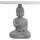 Maison & Déco Lampes à poser Unimasa Lampe céramique Bouddha gris 34 cm Gris
