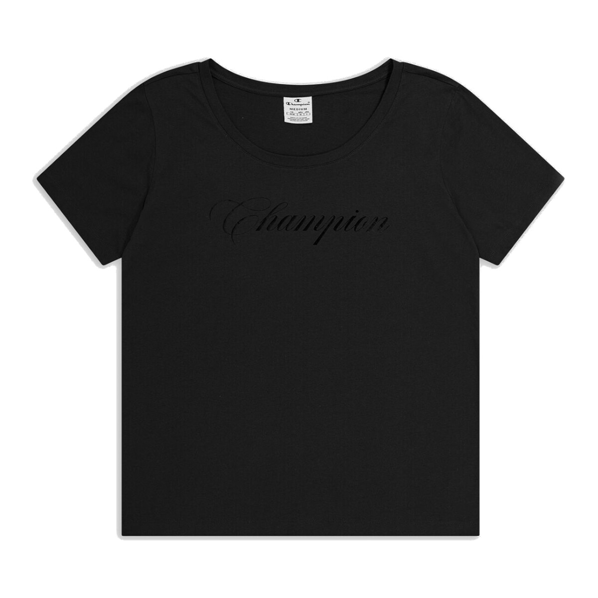 Vêtements Femme T-shirts manches courtes Champion 117145 Noir