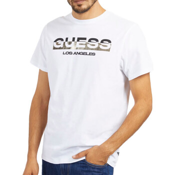 Vêtements Homme T-shirts & Polos Guess G-M4RI60K9RM1 Blanc