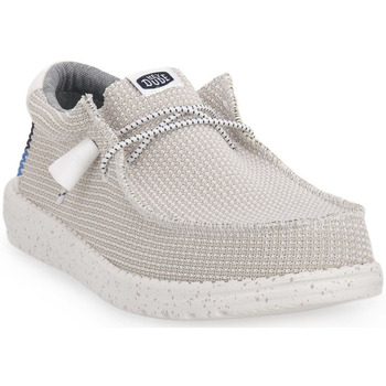 Chaussures Homme Baskets mode HEYDUDE 100 WALLY SPORT MESH Blanc