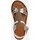 Chaussures Fille Sandales et Nu-pieds Geox J SANDAL EOLIE GIRL ivoire clair/platine
