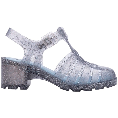 Chaussures Femme le plastique. De plus, les Melissa Possession Heel Fem - Glitter Clear Argenté