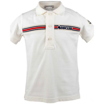 Vêtements Enfant T-shirts the & Polos Moncler Polo Blanc