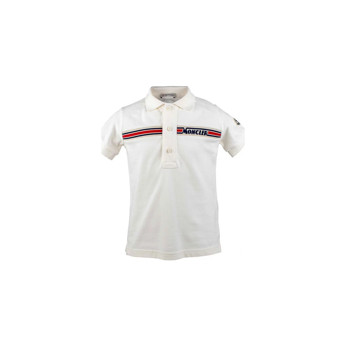 Vêtements Enfant T-shirts & Polos Moncler Polo Blanc