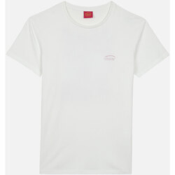 Vêtements Homme T-shirts manches courtes Oxbow Tee shirt manches courtes graphique TOHORA Blanc