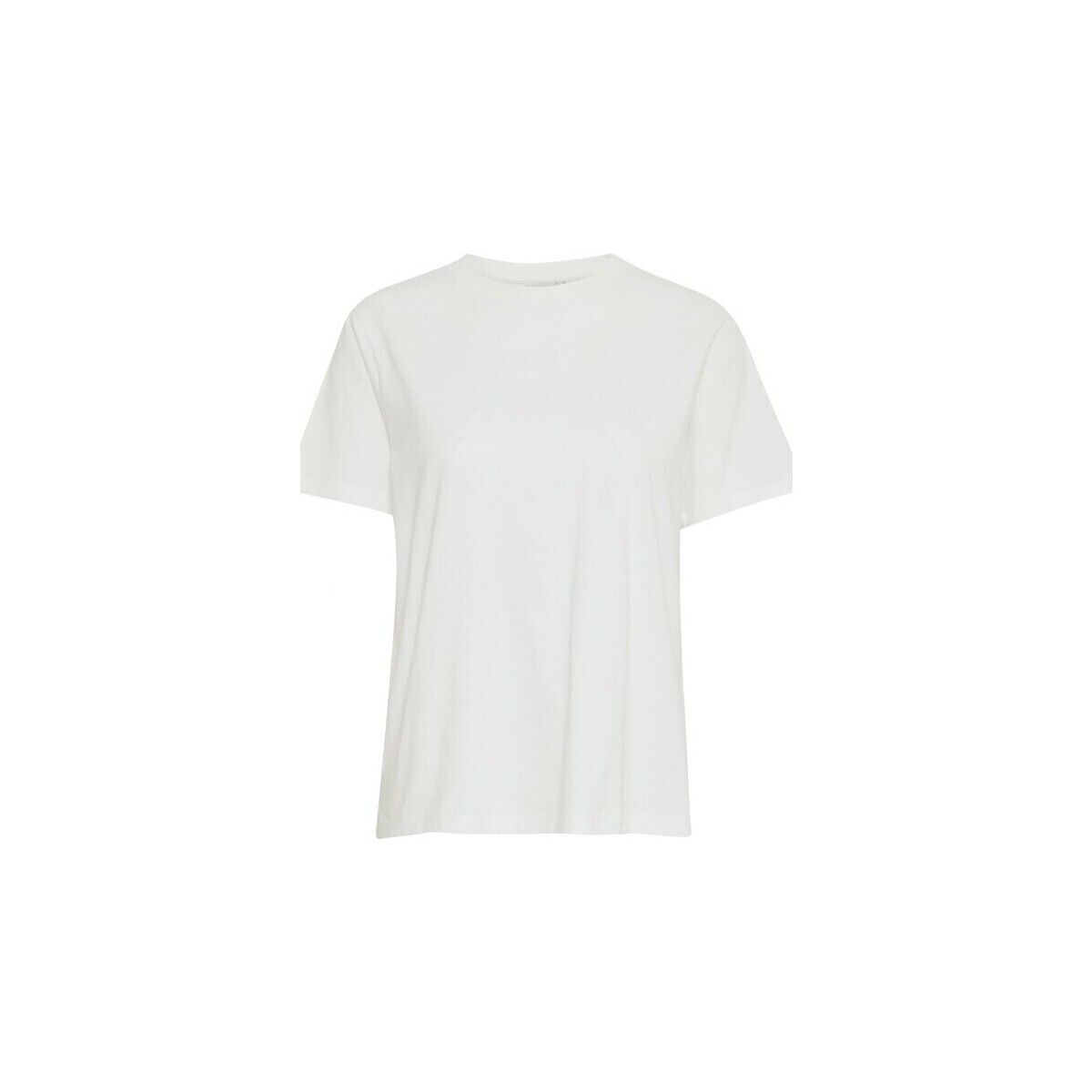Vêtements Femme Übergroßes Sweatshirt mit Rundhalsausschnitt und Logostickerei in verwaschenem Lila Ichi  Blanc