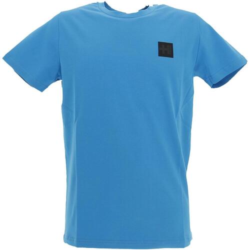 Vêtements Homme T-shirts manches courtes Helvetica T-shirt Bleu