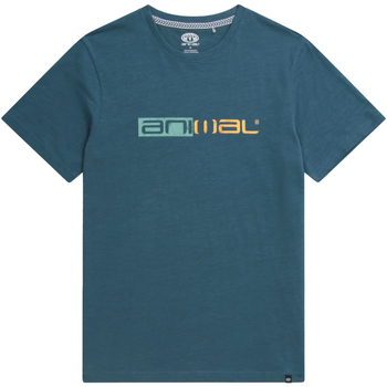 Vêtements Homme T-shirts manches longues Animal MW2437 Bleu