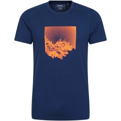 Vêtements Homme T-shirts manches longues Mountain Warehouse MW2493 Bleu