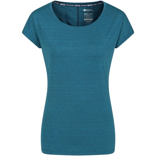 Vêtements Femme T-shirts manches longues Mountain Warehouse  Bleu