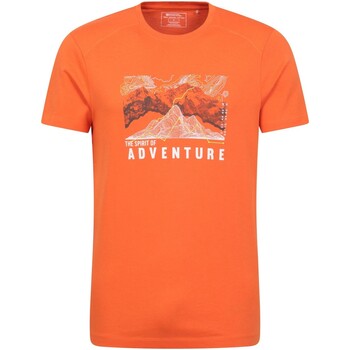Vêtements Homme T-shirts manches longues Mountain Warehouse Adventure Begins Orange