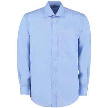 Vêtements Homme Chemises manches longues Kustom Kit K104 Bleu