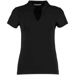 Vêtements Femme T-shirts manches longues Kustom Kit Corporate Noir