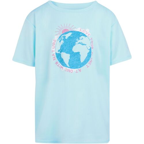 Vêtements Enfant T-shirts Grigio manches courtes Regatta  Bleu