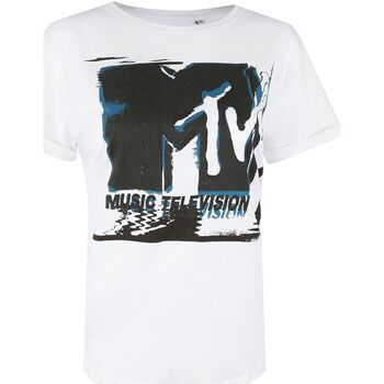 Vêtements Femme T-shirts manches longues Mtv TV2834 Blanc