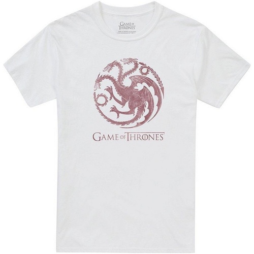 Vêtements Homme T-shirts manches longues Game Of Thrones TV2935 Blanc