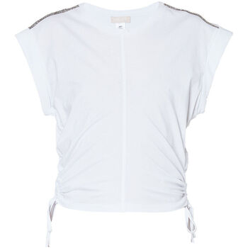 Vêtements Femme En vous inscrivant vous bénéficierez de tous nos bons plans en exclusivité Liu Jo T-shirt avec strass Blanc