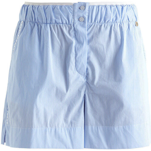 Vêtements Femme Shorts / Bermudas Liu Jo Short avec strass Blanc