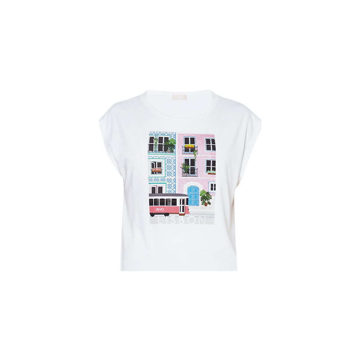 Vêtements Femme T-shirts & Polos Liu Jo T-shirt avec imprimé Lisbon Autres