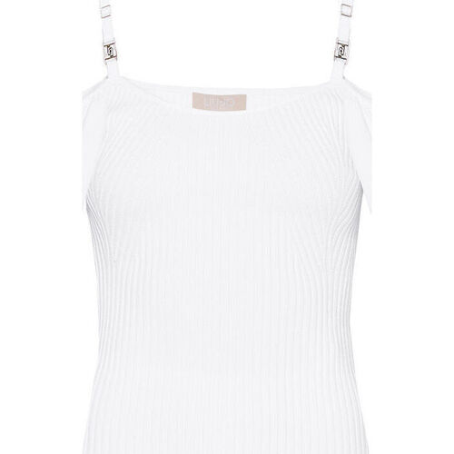 Vêtements Femme Tops / Blouses Liu Jo Top à bretelles Blanc