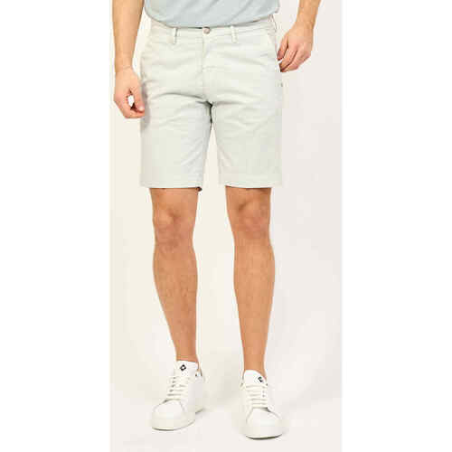 Vêtements Homme Shorts / Bermudas Sette/Mezzo Short homme Settemezzo coupe slim 4 poches Blanc