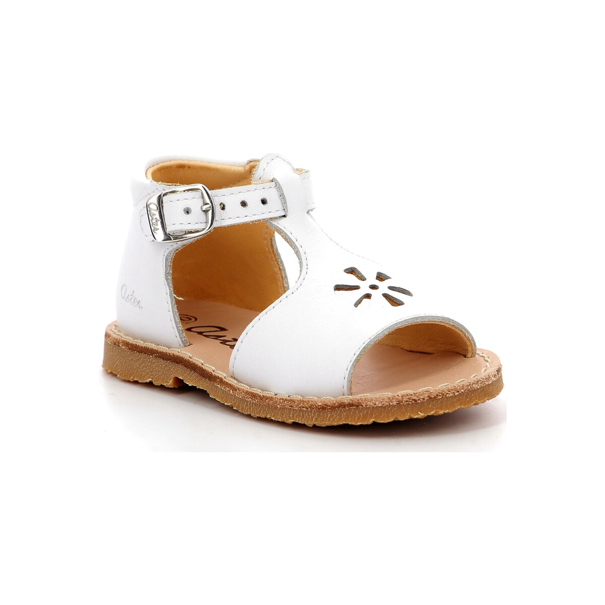 Chaussures Fille Sandales et Nu-pieds Aster Bimbolo Blanc