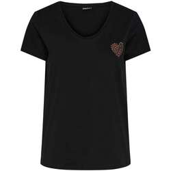 Vêtements Femme T-shirts manches courtes Pieces 162352VTPE24 Noir