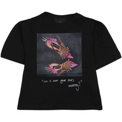 Vêtements Fille T-shirts manches courtes John Richmond RGP24075TS Noir