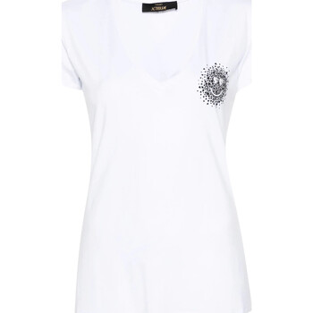 Vêtements Femme T-shirt Over Con Ricamo Art Twin Set T-SHIRT CON STAMPA E STRASS Art. 241AP2521 
